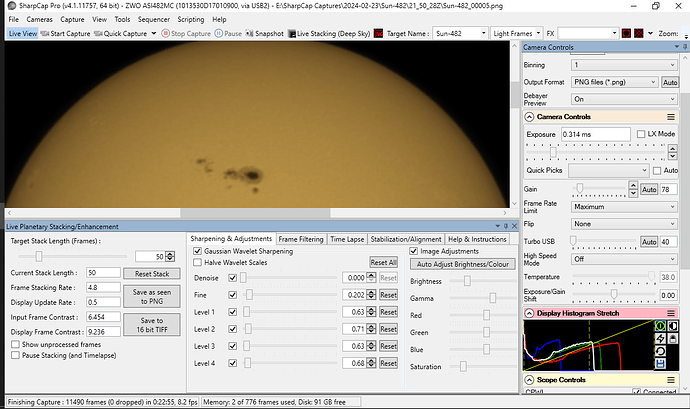 sharpcap_solar-livestack_Screenshot 2024-02-23 160530