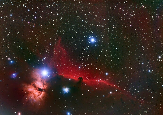 HorseHead-Flame Nebulas