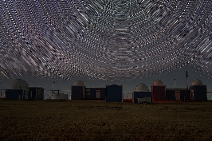 Bill Farrar_4 Domes Star Trails