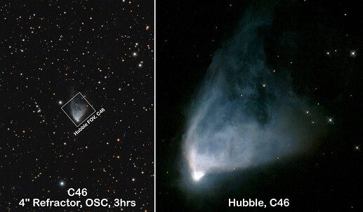 Comparison to Hubble - C46