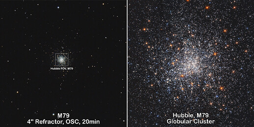 Comparison to Hubble - M79